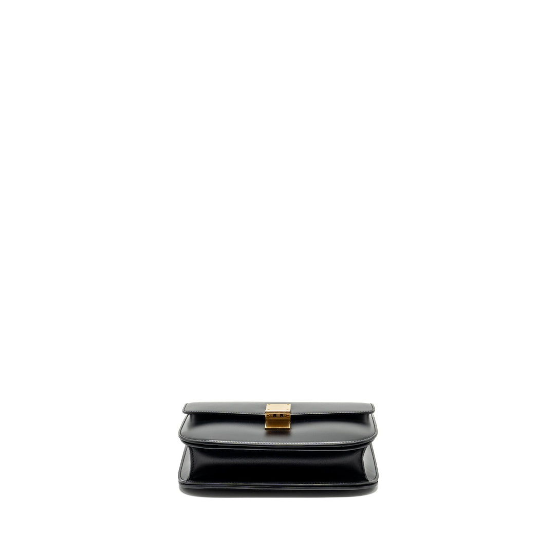 Celine Medium Classic Box Bag Calfskin Black
