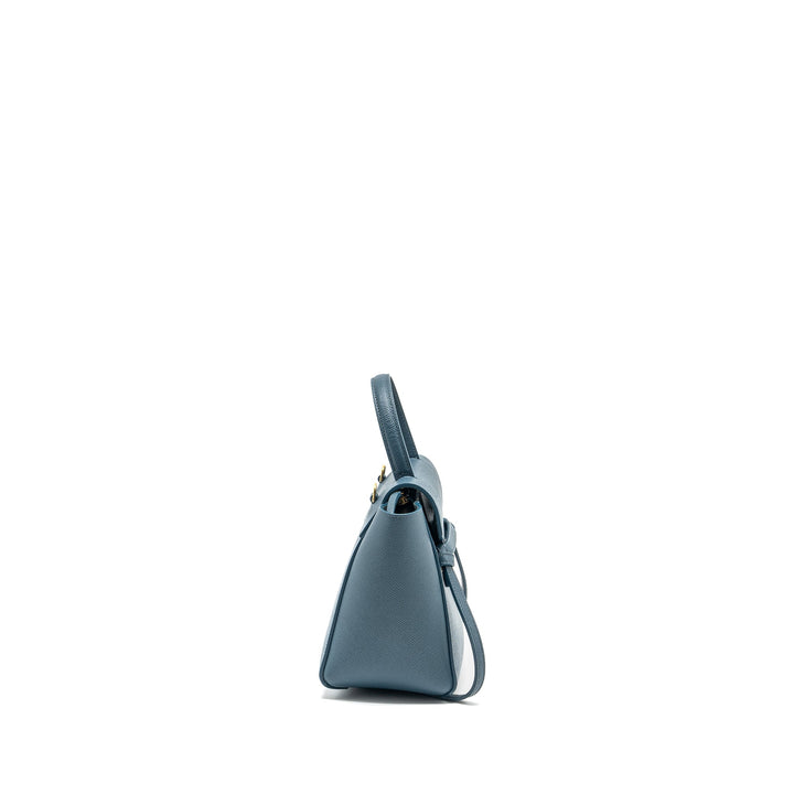 Celine nano belt bag Grained Calfskin Blue