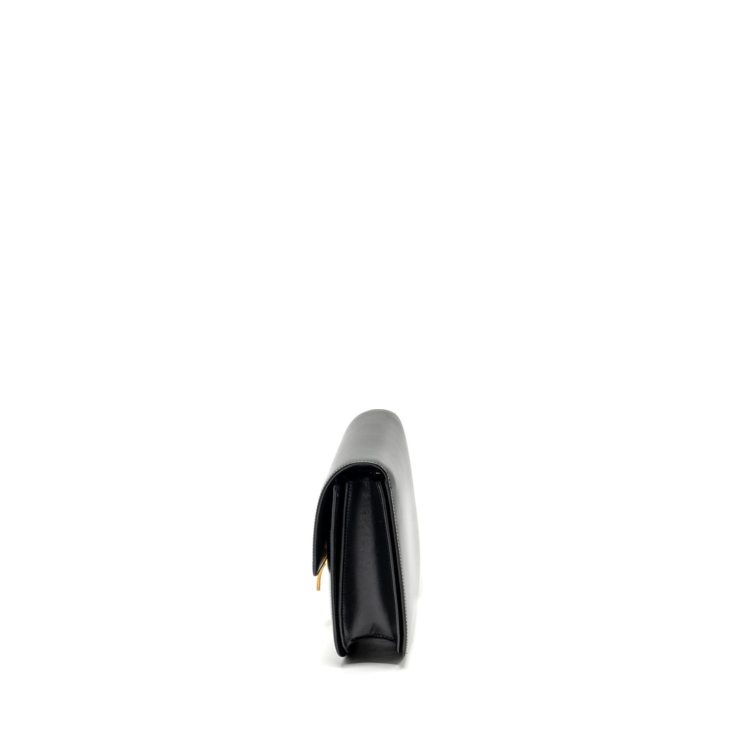 Celine Medium Classic Box Bag Calfskin Black