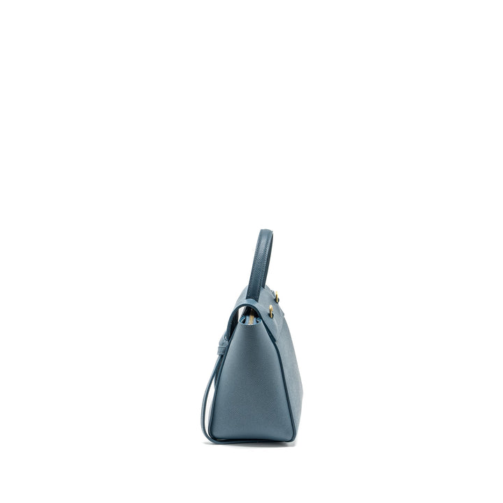 Celine nano belt bag Grained Calfskin Blue
