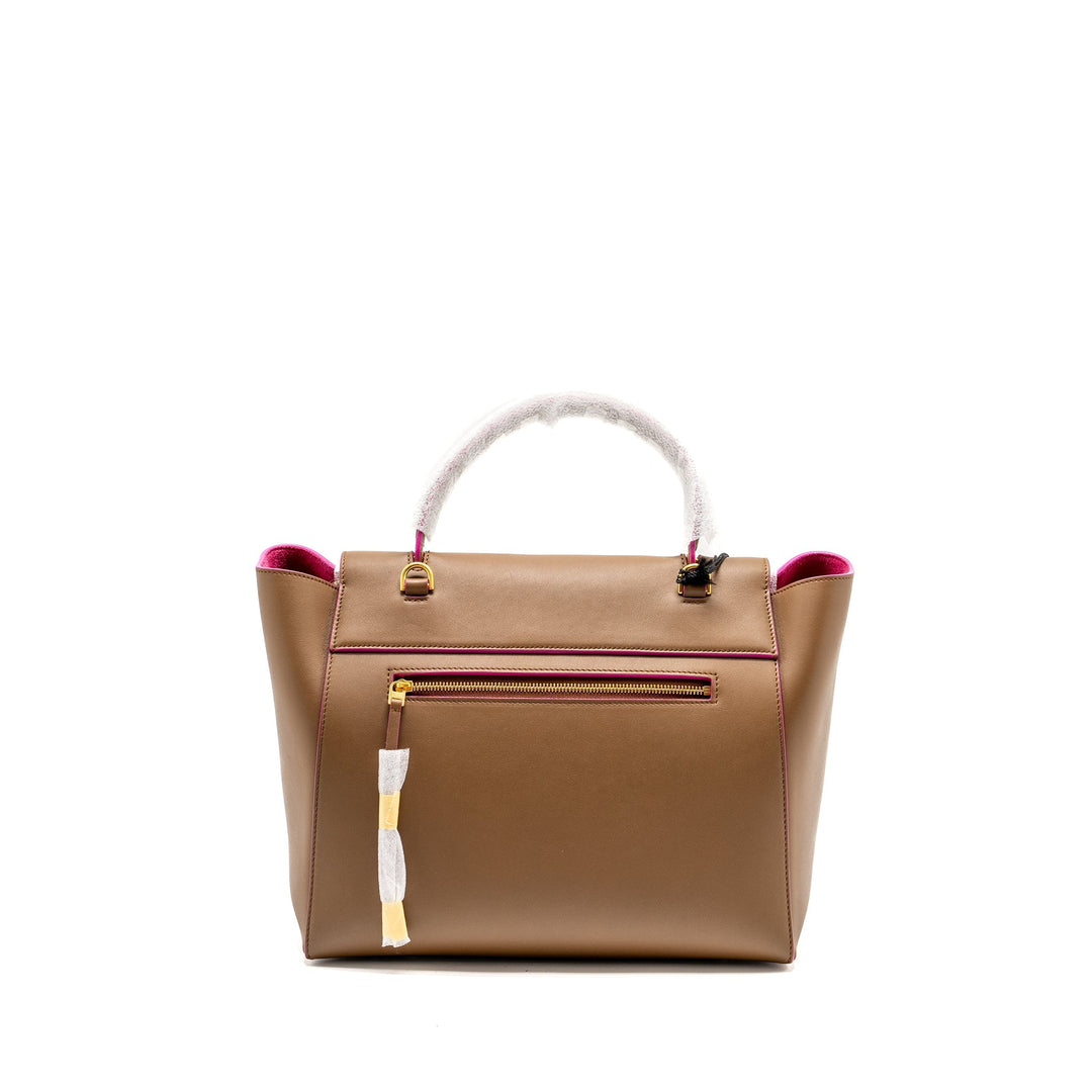 Top Quality Celine Mini Belt Bag Calfskin Camel