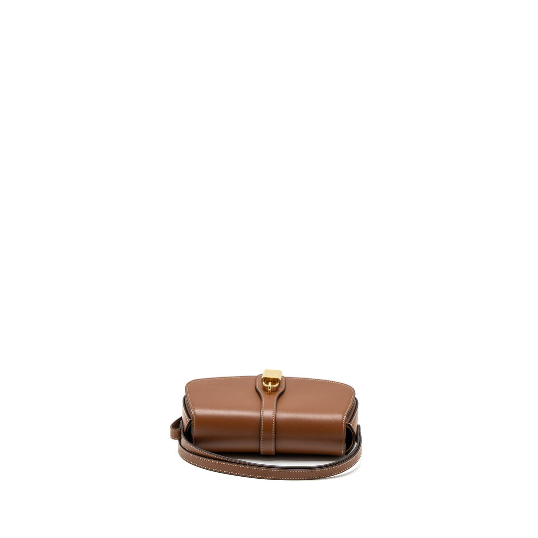 Celine Clutch On Strap Tabou Calfskin Tan
