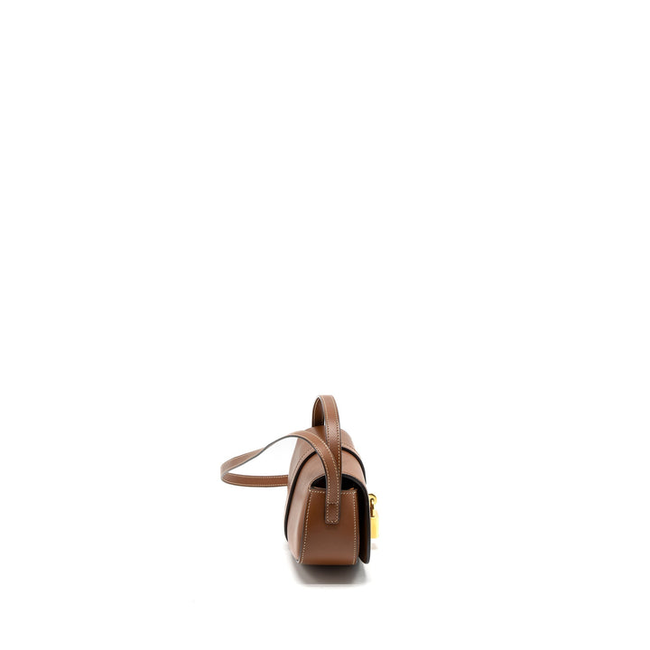 Celine Clutch On Strap Tabou Calfskin Tan