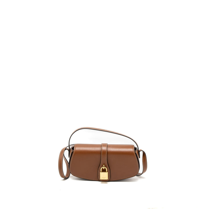 Celine Clutch On Strap Tabou Calfskin Tan