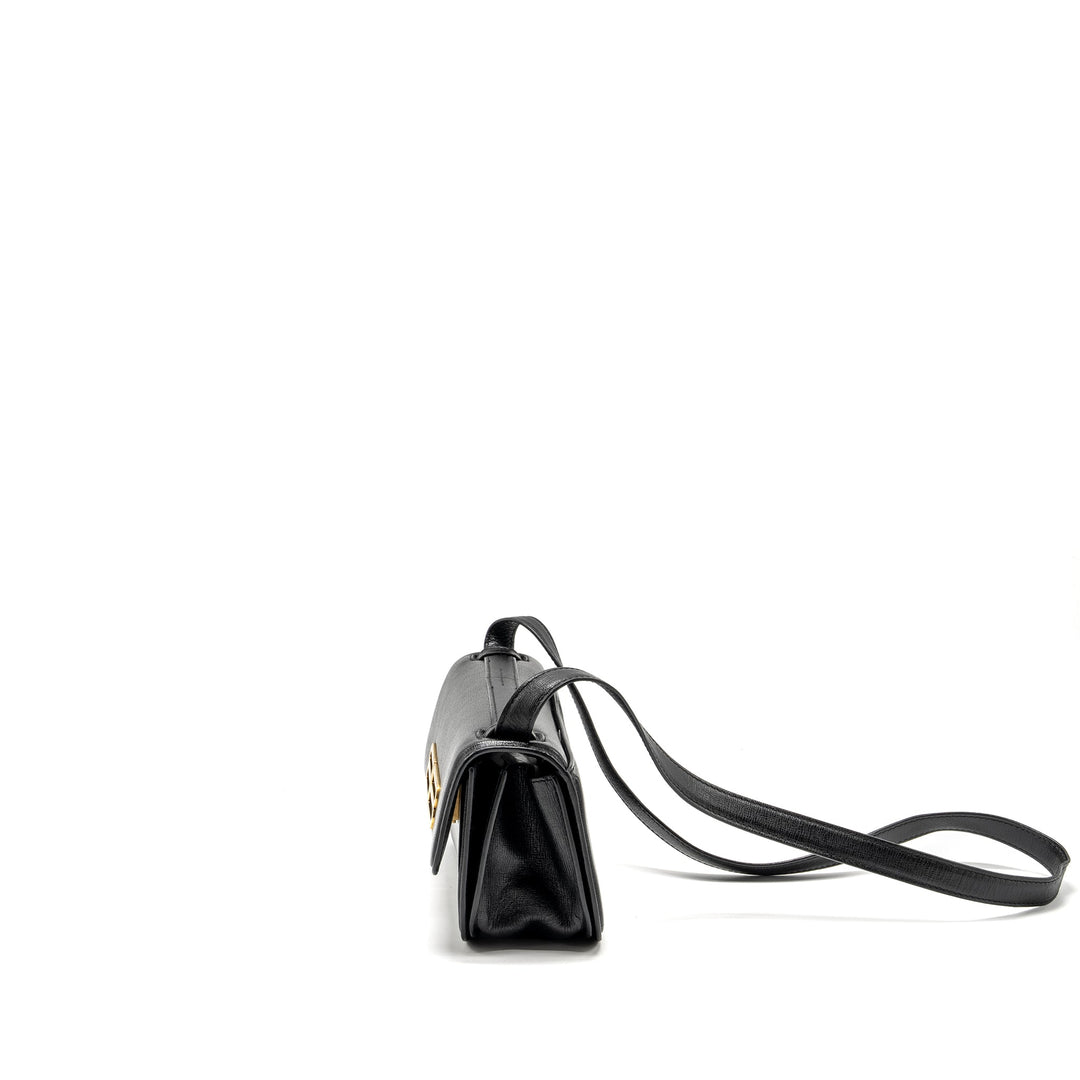 Top Quality Balenciaga Gossip Shoulder Bag Calfskin Black GHW