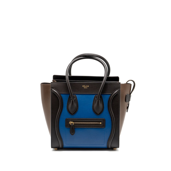 Celine Micro Luggage Bag Calfskin Multicolour