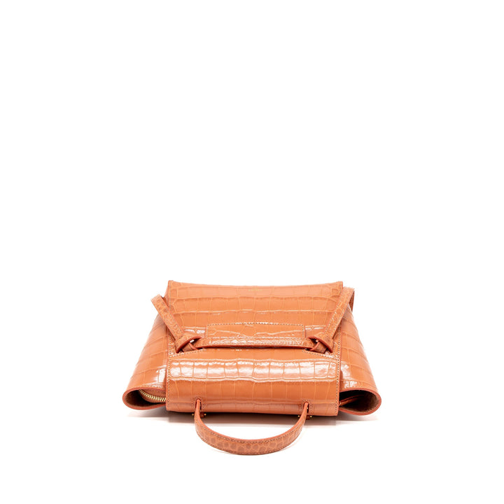 Celine Nano Belt Bag Croc Embossed Calfskin Lychee