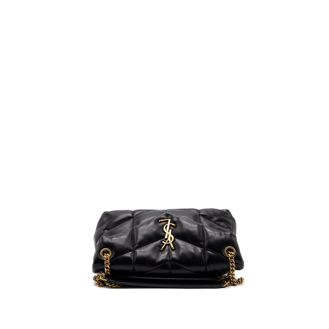 Saint Laurent/YSL Small Puffer Quilted Nappa Black GHW