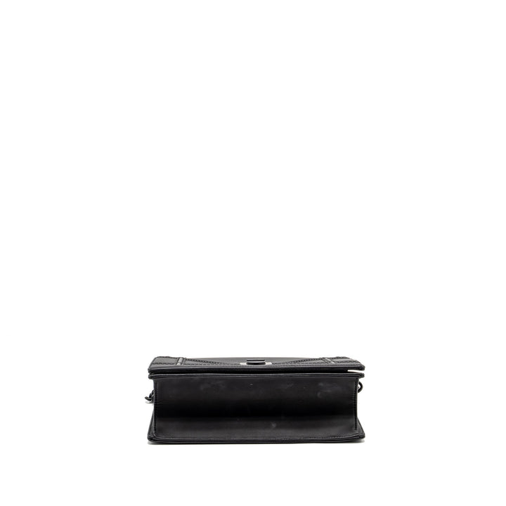 Top quality Dior Medium Studded Top quality Diorama Calfskin So Black
