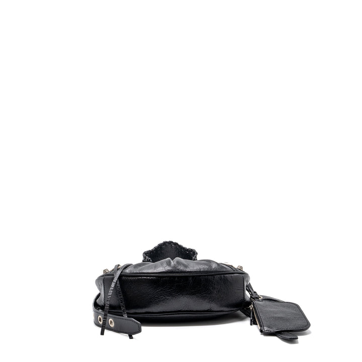 Top Quality Balenciaga Le Carbo XS shoulder bag lambskin black SHW