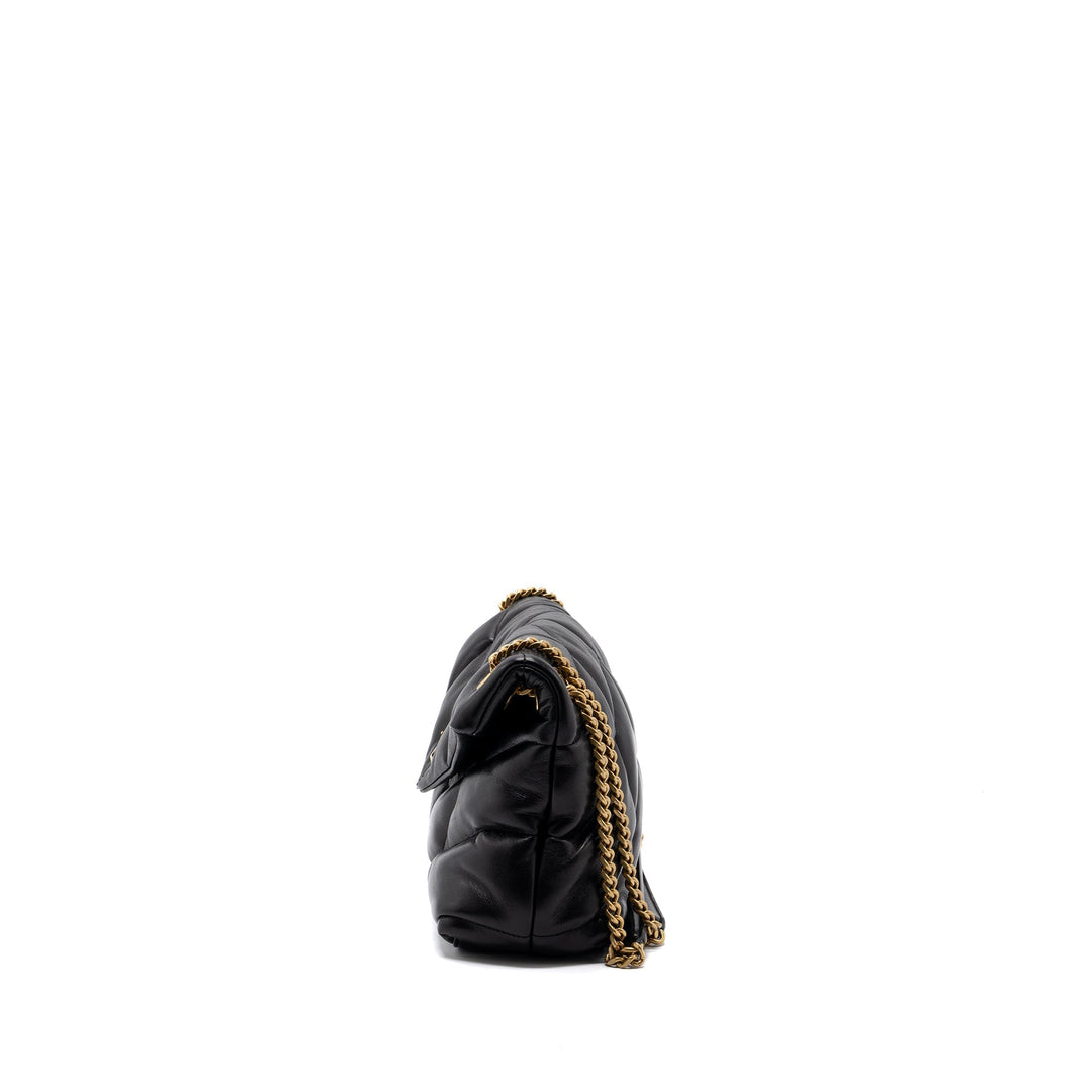 Saint Laurent/YSL Small Puffer Quilted Nappa Black GHW