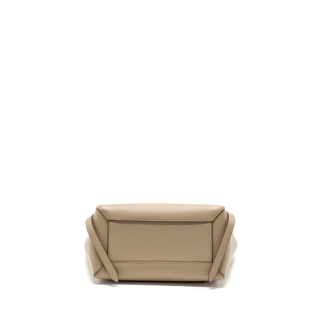 Celine Micro Belt Bag Grained Calfskin Beige