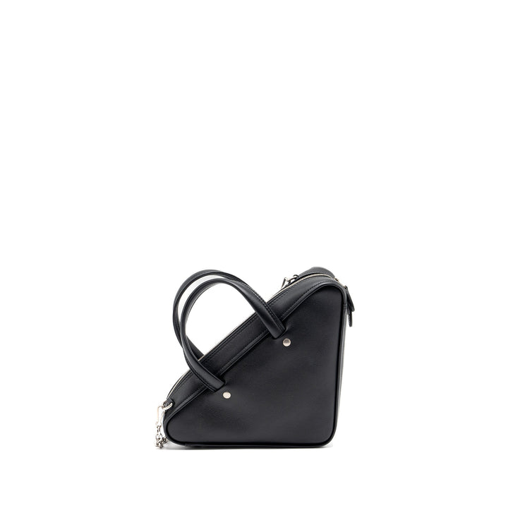 Top Quality Balenciaga triangle duffle bag calfskin black SHW