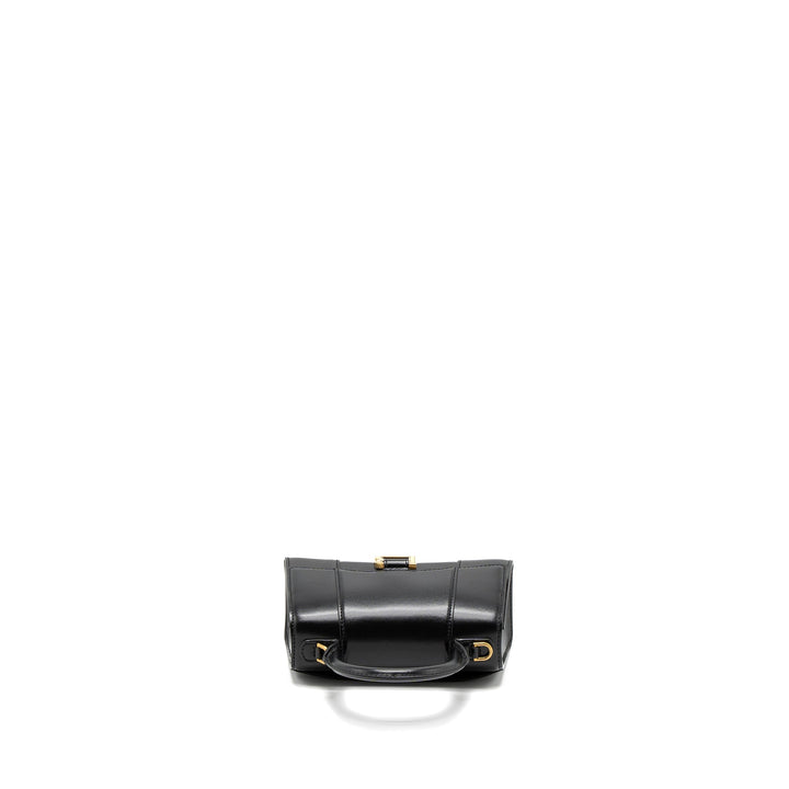 Top Quality Balenciaga Hourglass XS Calfskin Black GHW