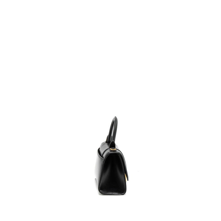 Top Quality Balenciaga Hourglass XS Calfskin Black GHW