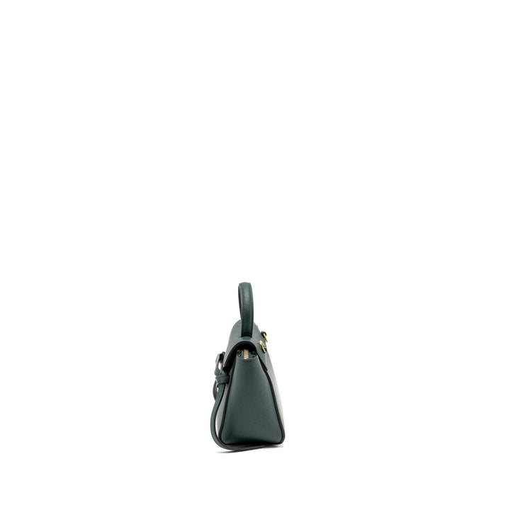 Celine Pico Belt Bag Grained Calfskin Dark Green