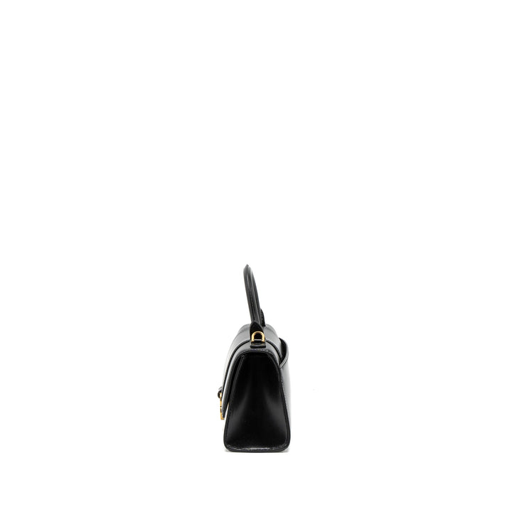 Top Quality Balenciaga Hourglass XS Calfskin Black GHW