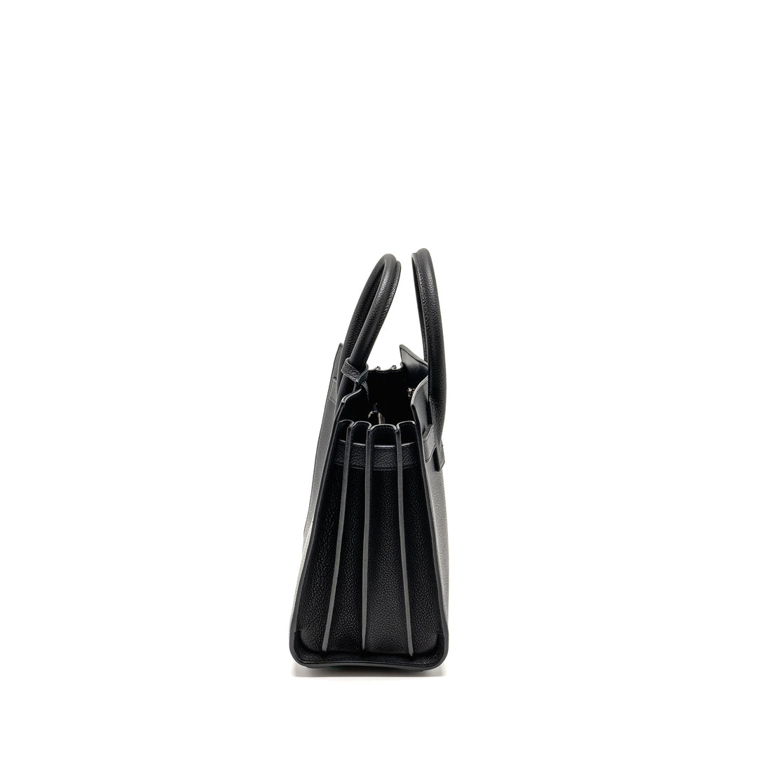 Saint Laurent Sac De Jour grained calfskin black SHW
