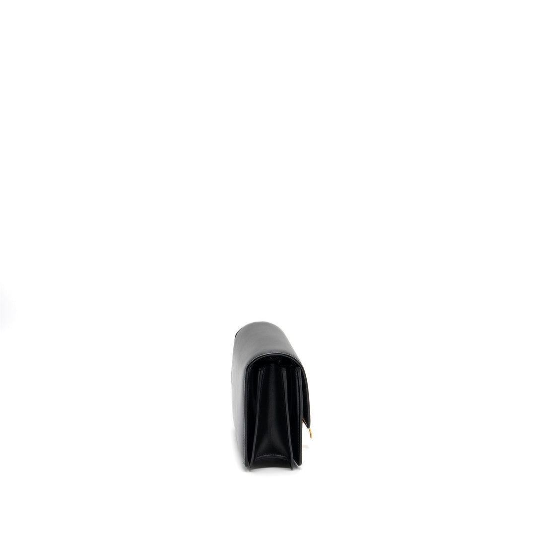 Celine mini classic box bag calfskin black