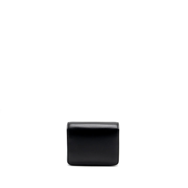 Celine mini classic box bag calfskin black