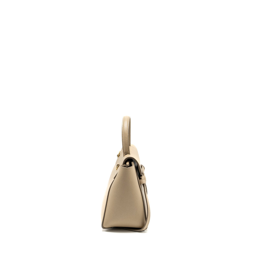 Celine Nano Belt Bag Aged Calfskin Light Beige