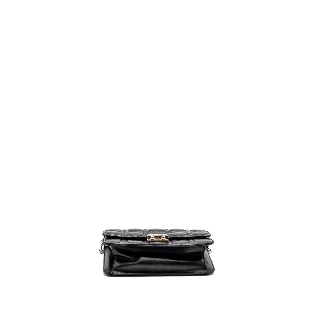 Top quality Dior Miss Top quality Dior Promenade Pouch Bag Lambskin Black