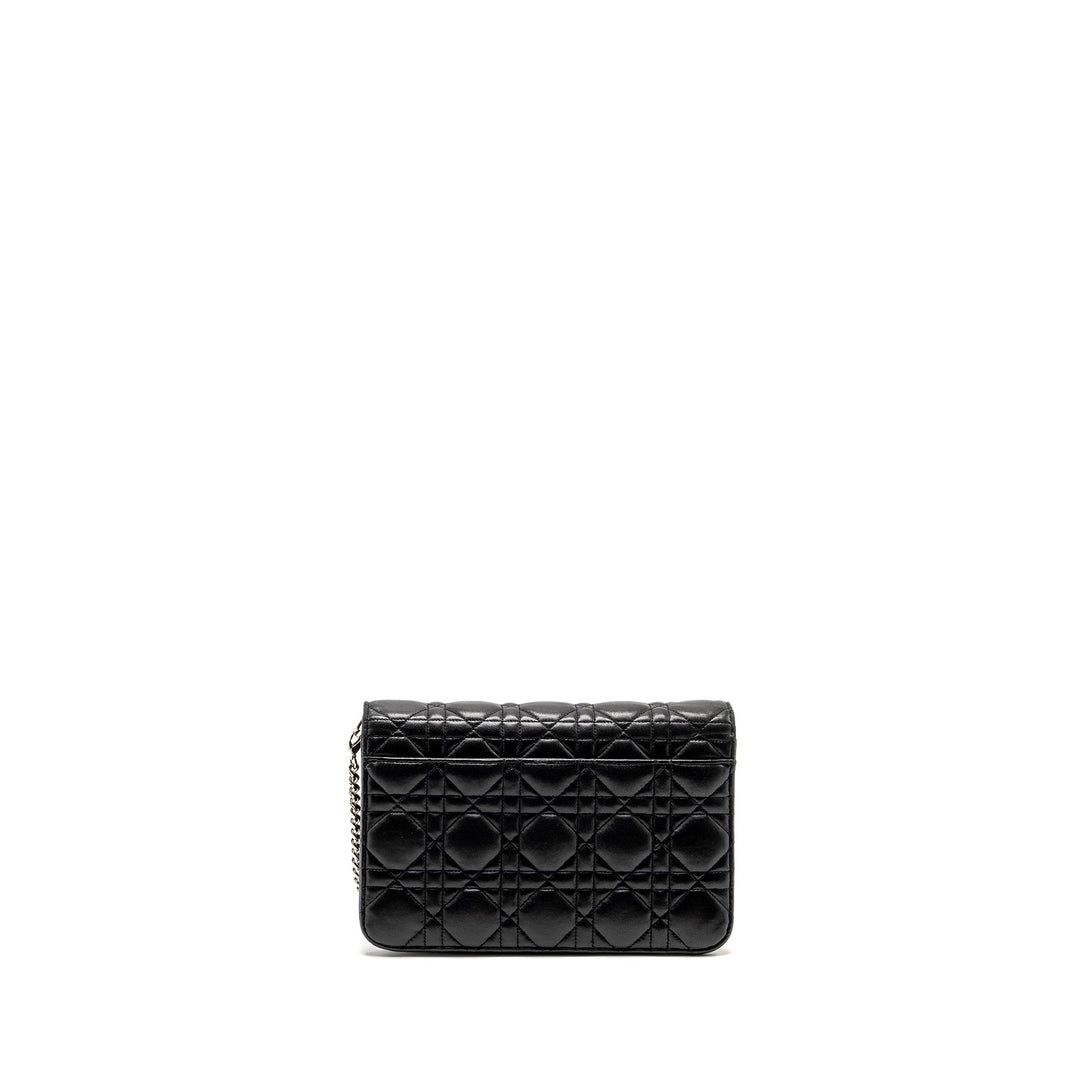 Top quality Dior Miss Top quality Dior Promenade Pouch Bag Lambskin Black