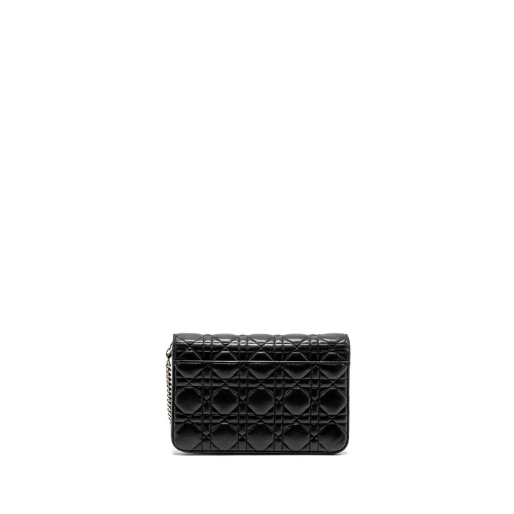 Top quality Dior Miss Top quality Dior Promenade Pouch Bag Lambskin Black