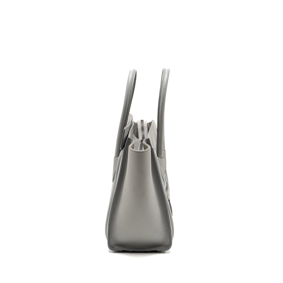 Celine Micro Luggage Bag Calfskin Light Grey