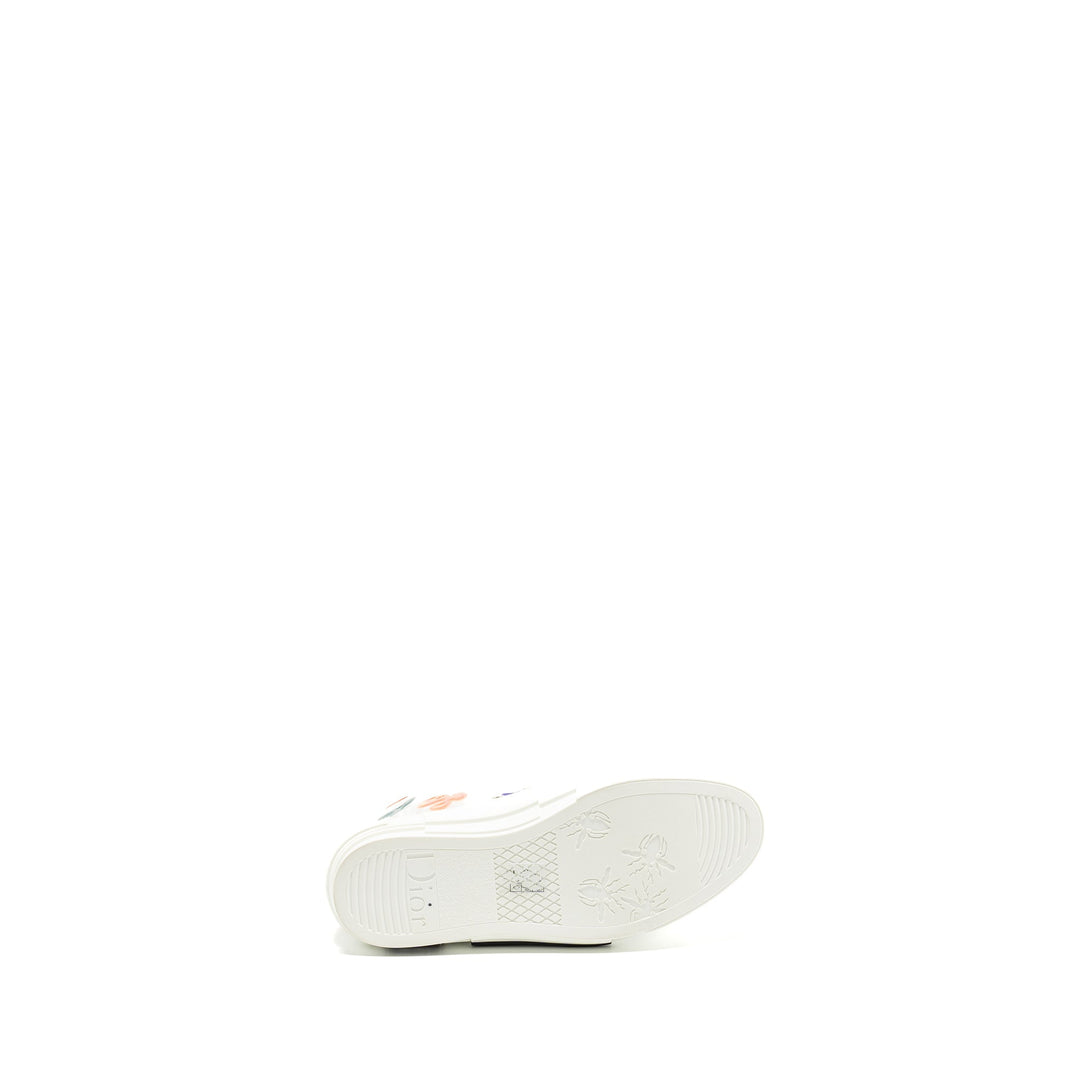 Top quality Dior Size 40 Kenny Scharf B23 Oblique High-top Sneaker White/Multicolour