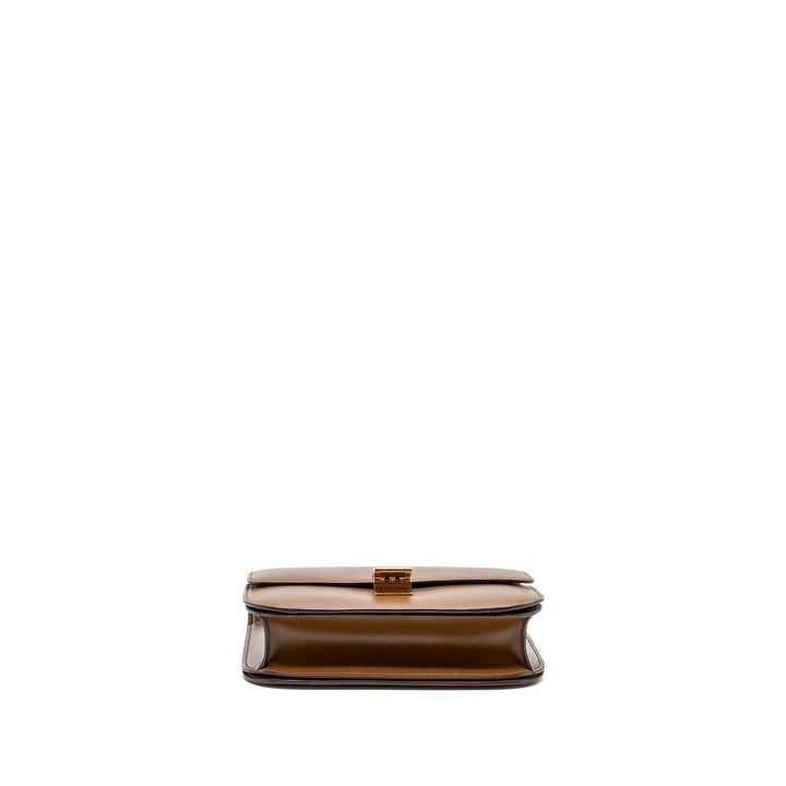 Celine Medium Box Calfskin Camel