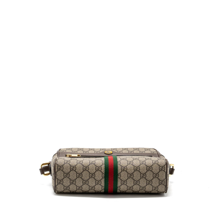 Gucci Ophidia GG supreme zip crossbody bag Canvas / leather