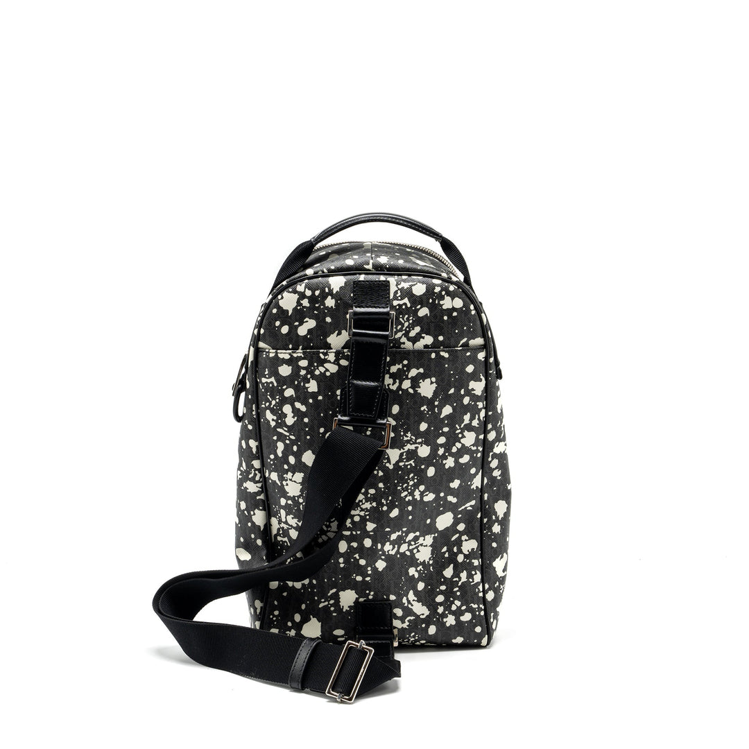Top quality Dior homme Rider bag canvas multicolour black / grey