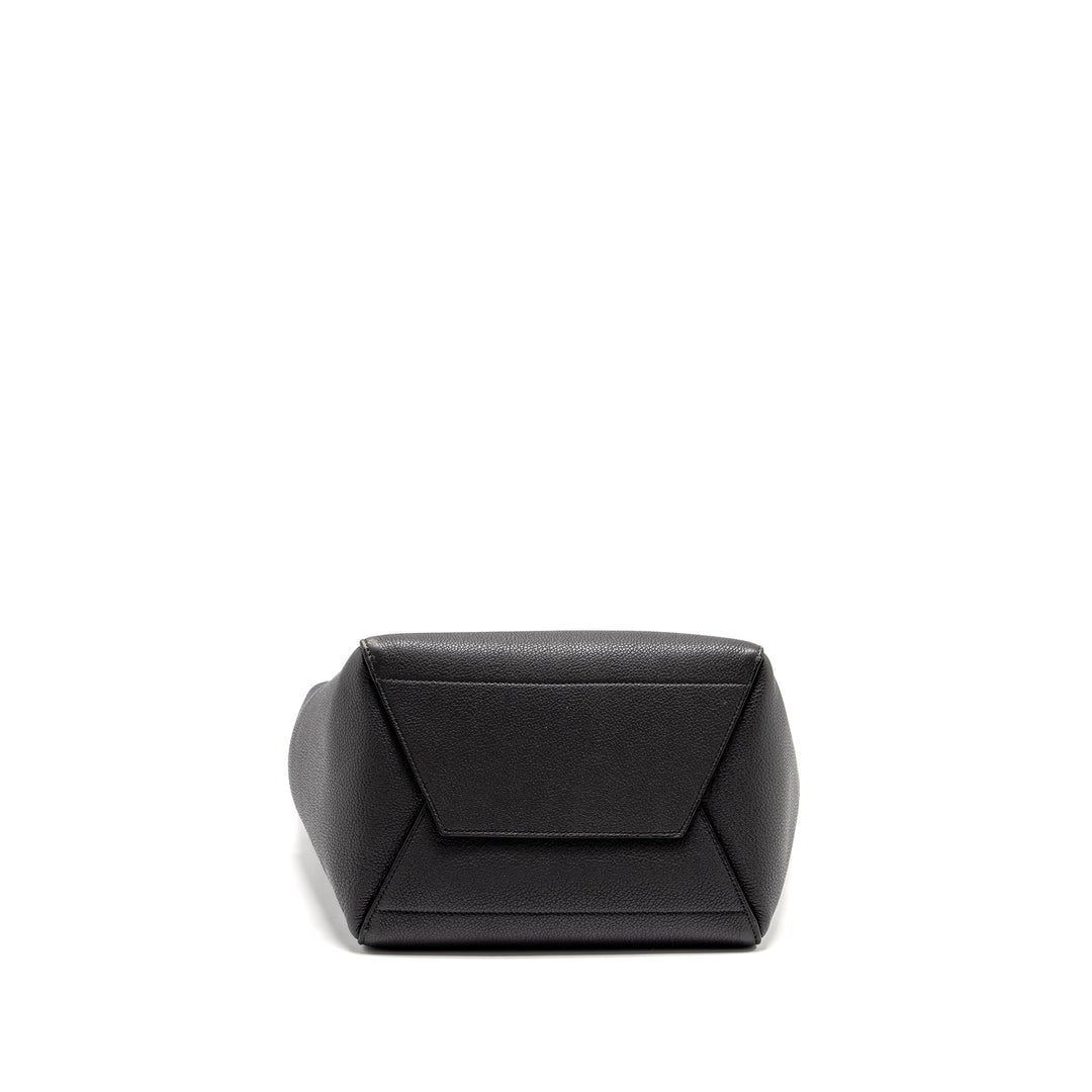 Celine Sangle Bucket Bag Calfskin Dark Grey