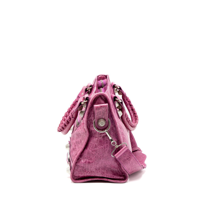 Top Quality Balenciaga Giant City Bag Pink SHW