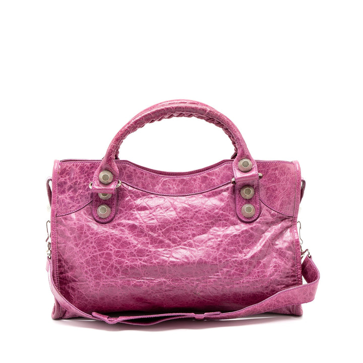 Top Quality Balenciaga Giant City Bag Pink SHW