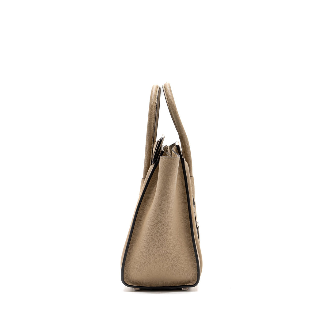 Celine micro luggage bag calfskin dune