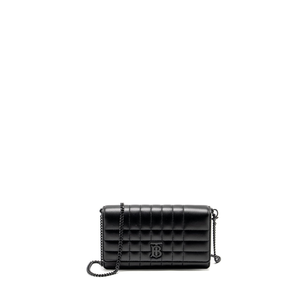 Burberry Lola Clutch Lambskin So Black