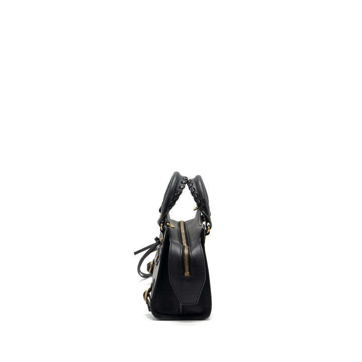 Top Quality Balenciaga Neo Classic Mini Handbag Smooth Calfskin Black GHW