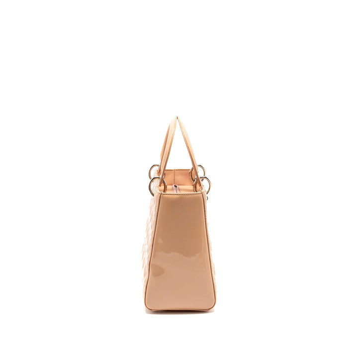 Top quality Dior Medium Lady Top quality Dior Patent Light Pink