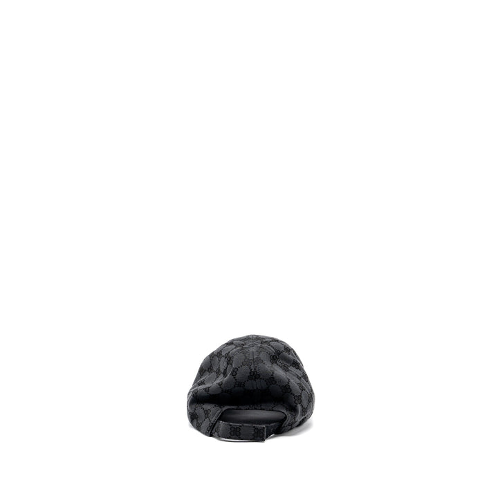 Top Quality Balenciaga Size S BB MONOGRAM CAP BLACK