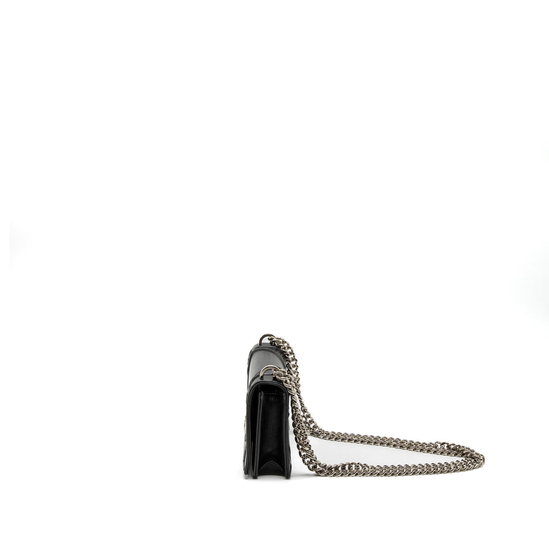 Top quality Dior Mini Top quality Diorama Bag Calfskin Black