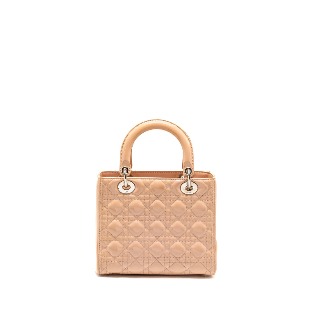 Top quality Dior Medium Lady Top quality Dior Patent Light Pink
