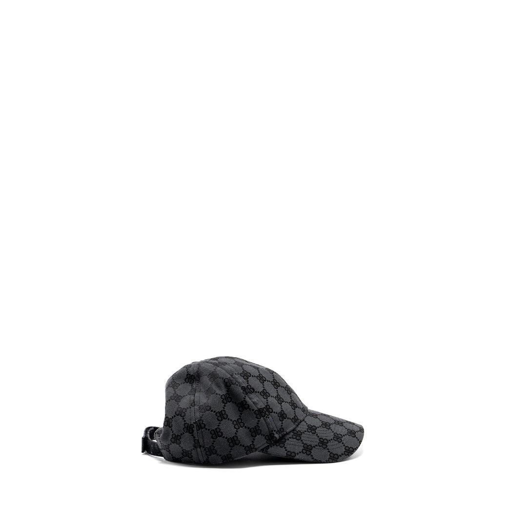 Top Quality Balenciaga Size S BB MONOGRAM CAP BLACK