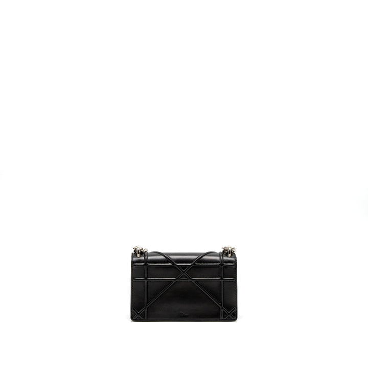 Top quality Dior Mini Top quality Diorama Bag Calfskin Black