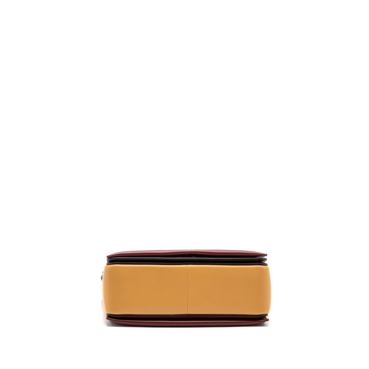 Celine frame bag calfskin ruby / apricot
