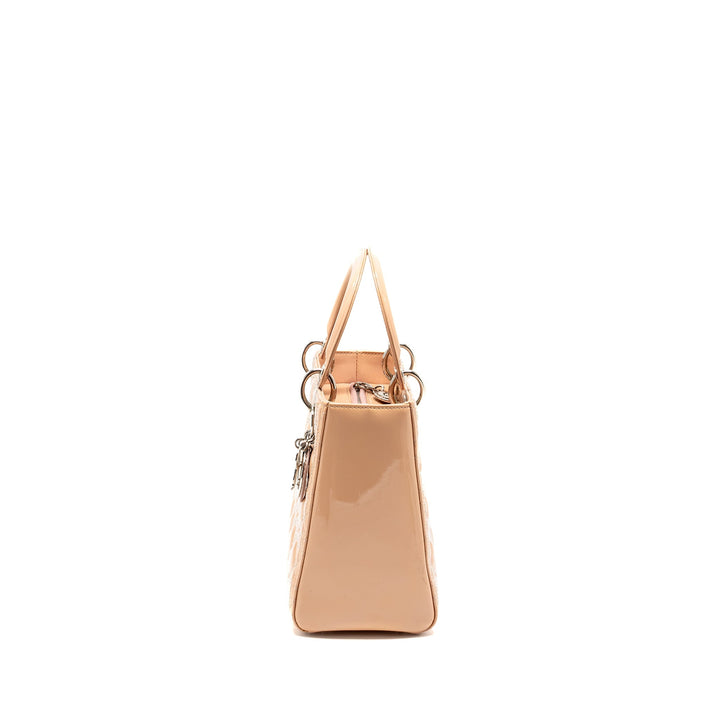 Top quality Dior Medium Lady Top quality Dior Patent Light Pink