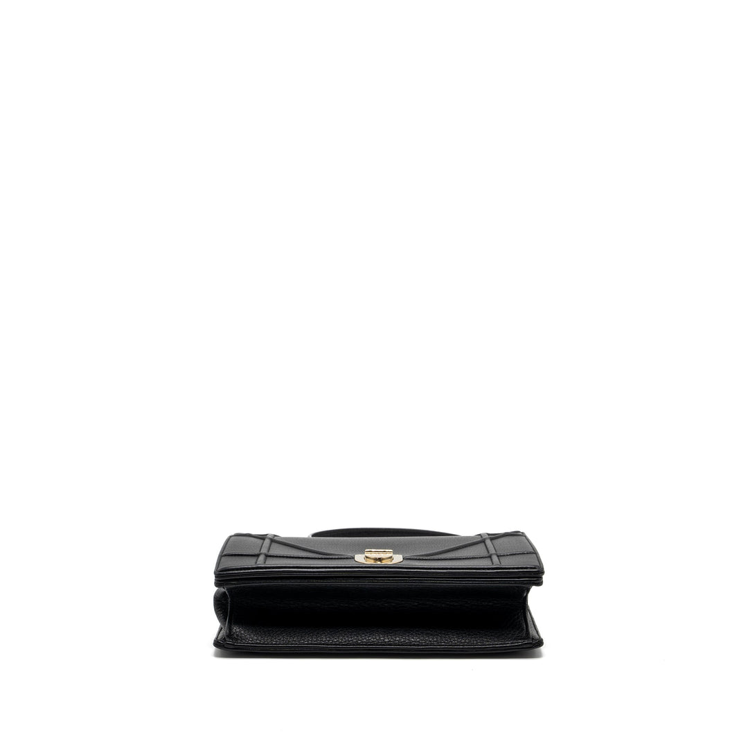 Top quality Dior Top quality Diorama Bag Calfskin Black