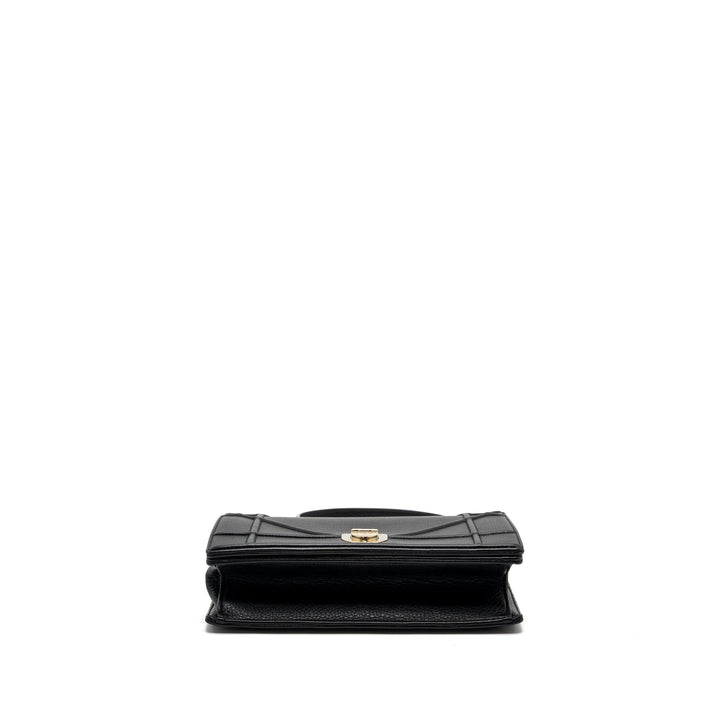 Top quality Dior Top quality Diorama Bag Calfskin Black