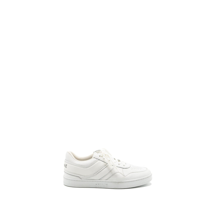 Celine size 40 low lace-up sneakers white